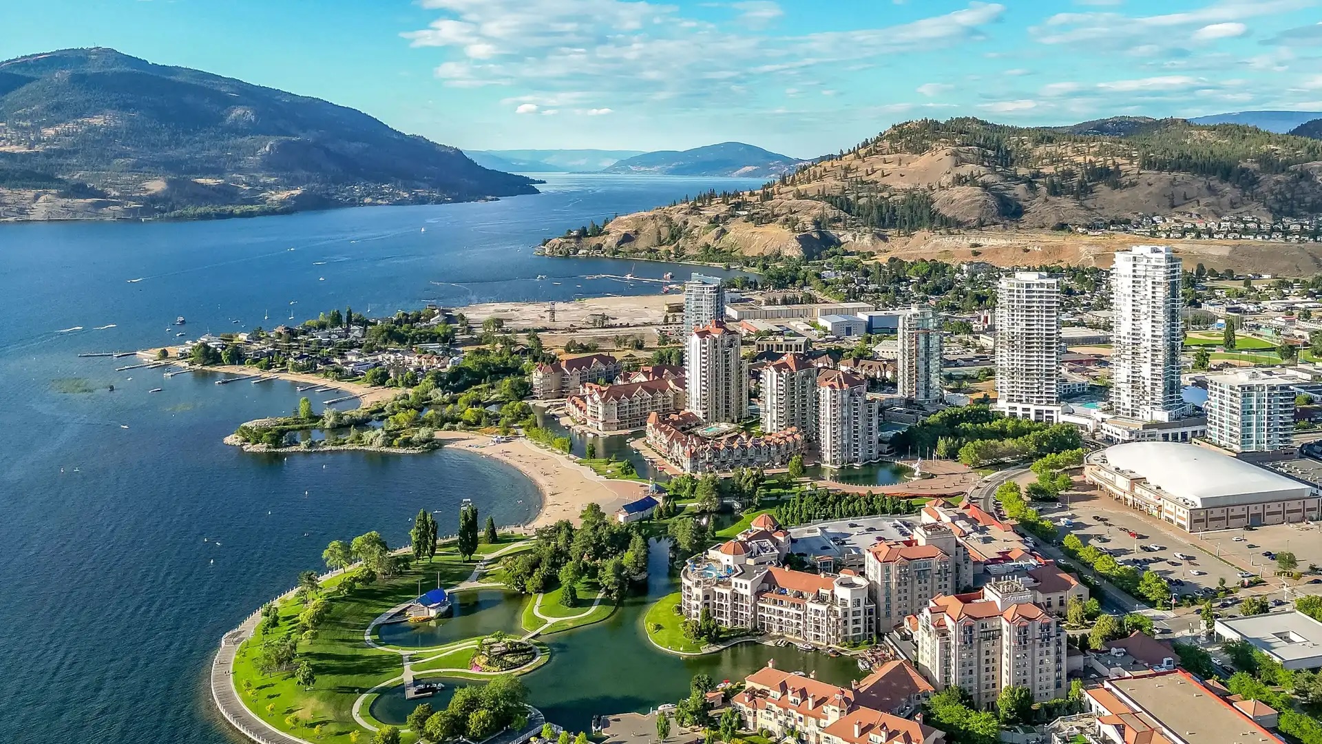 Highway 97 corridor connecting Lake Country to Kelowna and Vernon